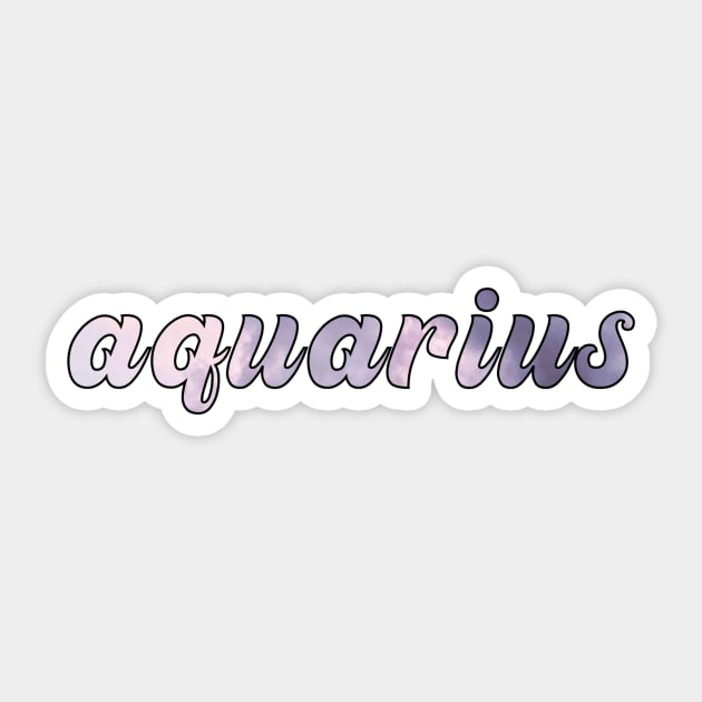 Aquarius Sky Sticker by lolsammy910